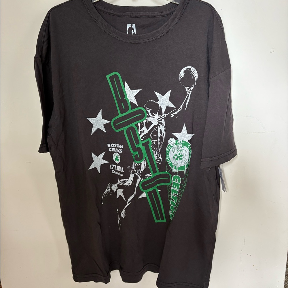 NBA Boston Celtics Black Graphic Tee